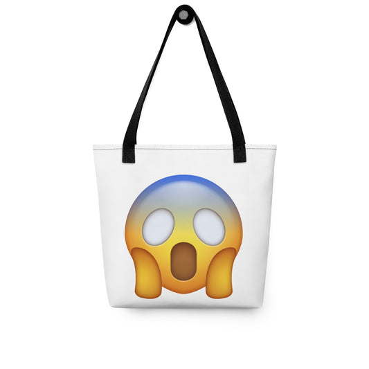 Shocking Face Emoji Tote bag