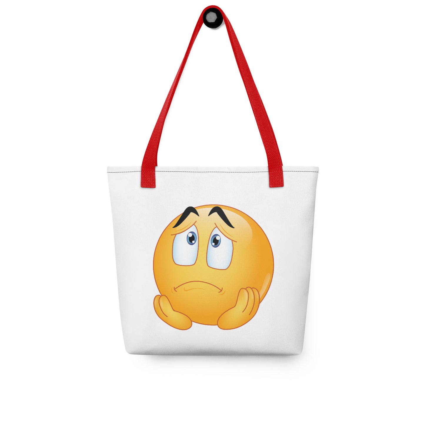 Sad Face Emoji Tote bag