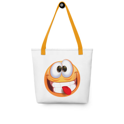 Stupid Face Emoji Tote bag