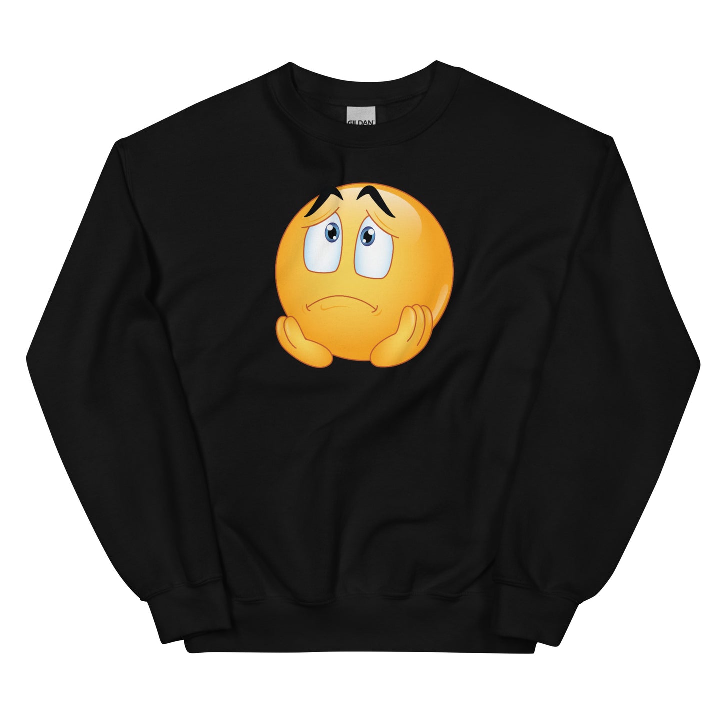 Sad Face Emoji Unisex Sweatshirt