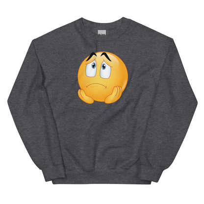 Sad Face Emoji Unisex Sweatshirt