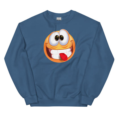 Stupid Face Emoji Unisex Sweatshirt