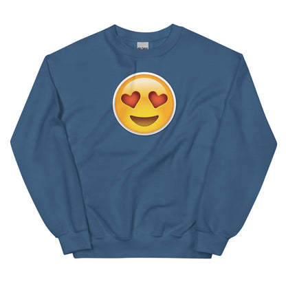 Love Wink Emoji Unisex Sweatshirt