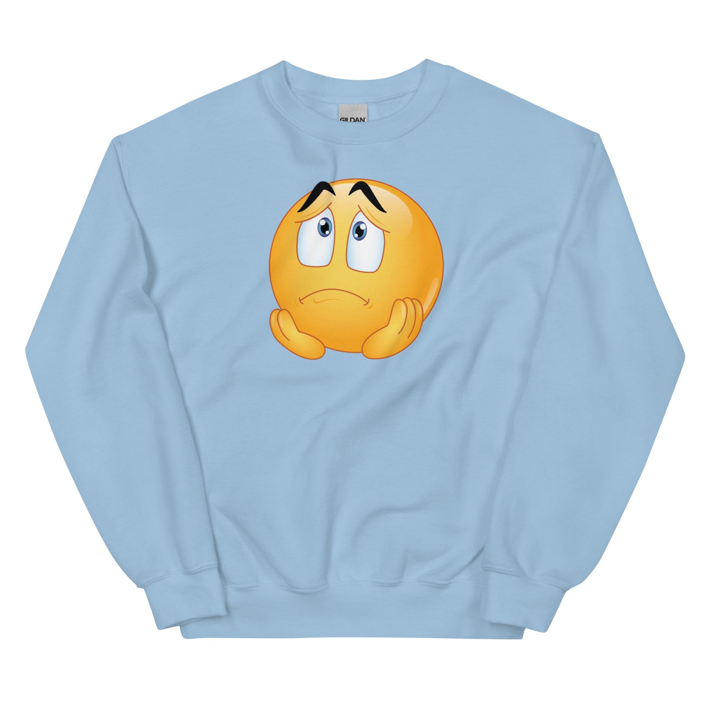 Sad Face Emoji Unisex Sweatshirt