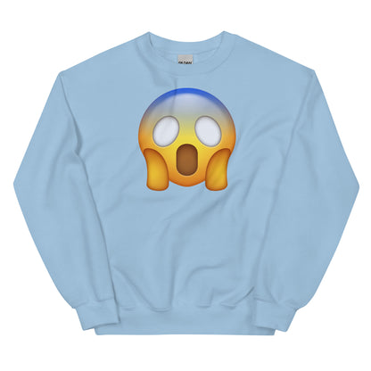 Shocking face Emoji Unisex Sweatshirt