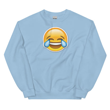 Laughing Face Emoji Unisex Sweatshirt