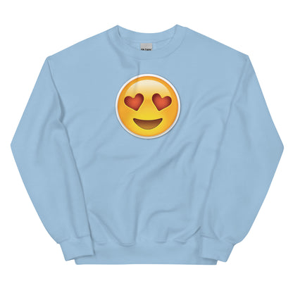 Love Wink Emoji Unisex Sweatshirt