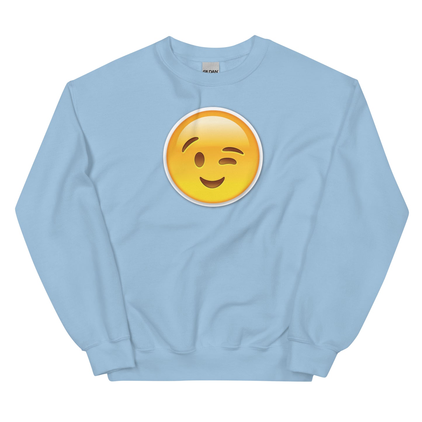 Wink Emoji Unisex Sweatshirt