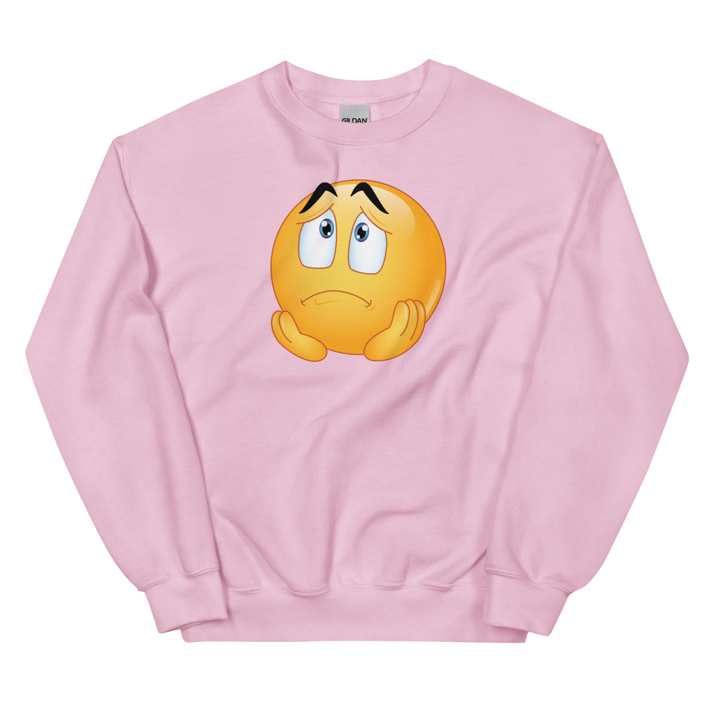 Sad Face Emoji Unisex Sweatshirt