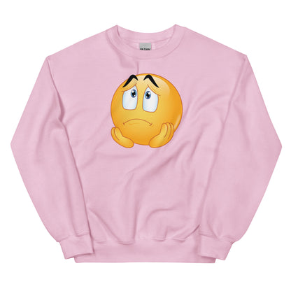 Sad Face Emoji Unisex Sweatshirt