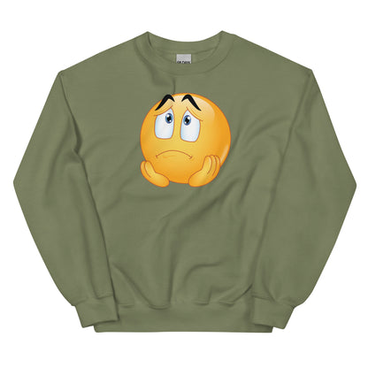 Sad Face Emoji Unisex Sweatshirt