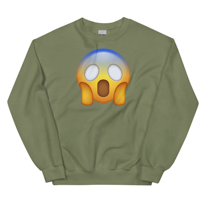 Shocking face Emoji Unisex Sweatshirt