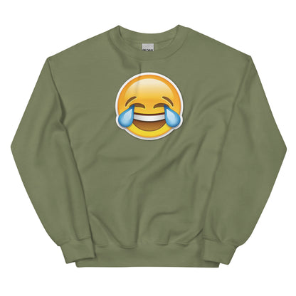 Laughing Face Emoji Unisex Sweatshirt