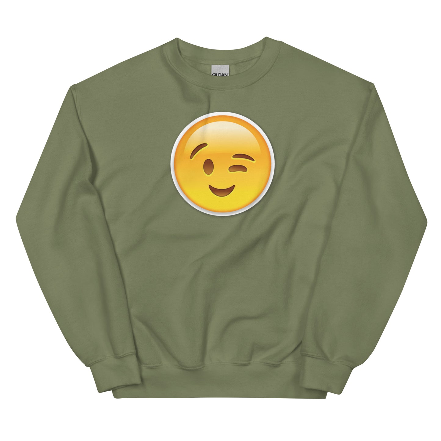 Wink Emoji Unisex Sweatshirt