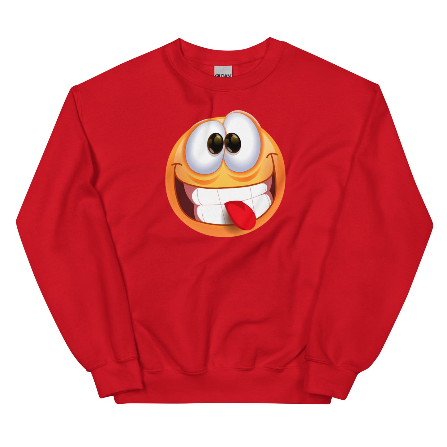 Stupid Face Emoji Unisex Sweatshirt