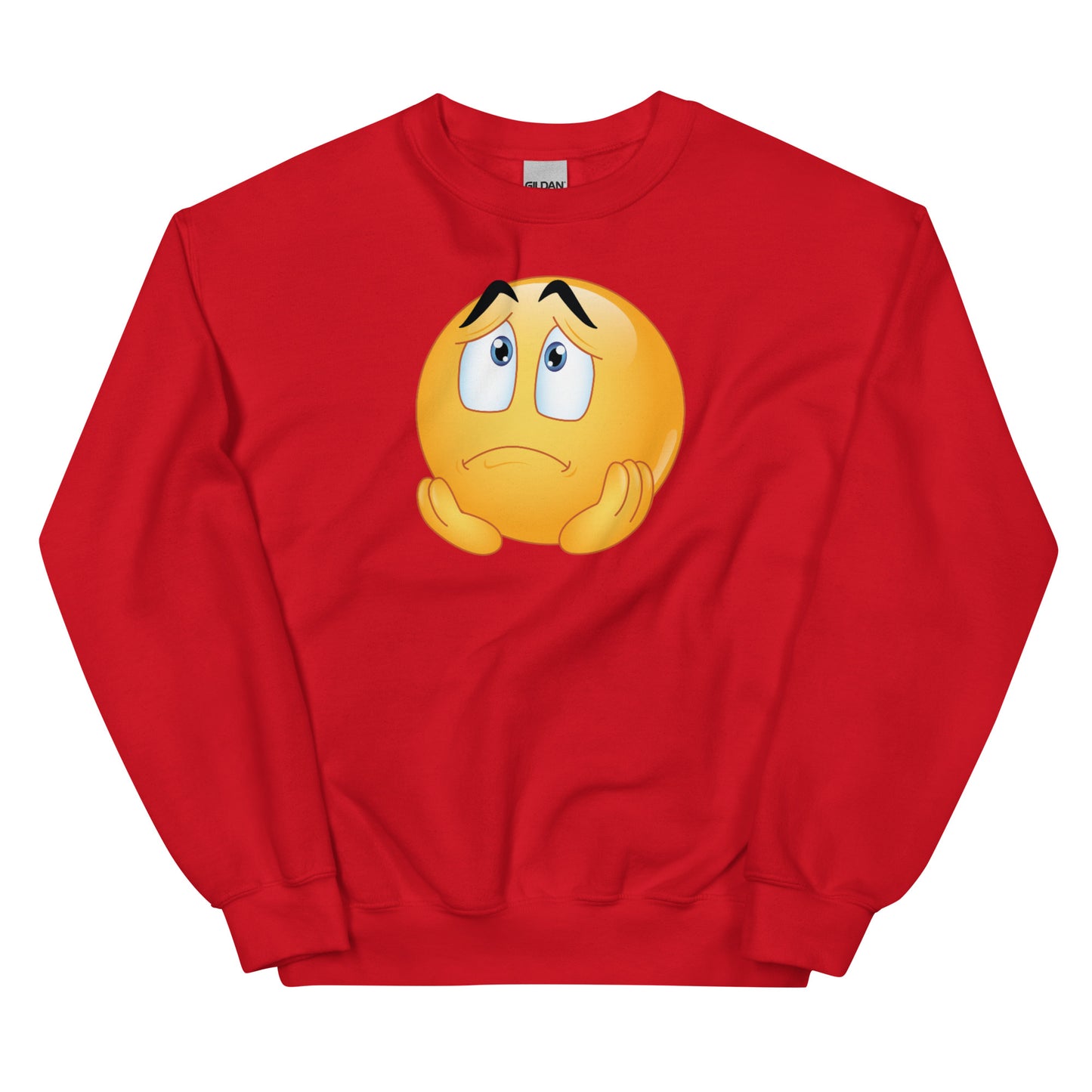 Sad Face Emoji Unisex Sweatshirt