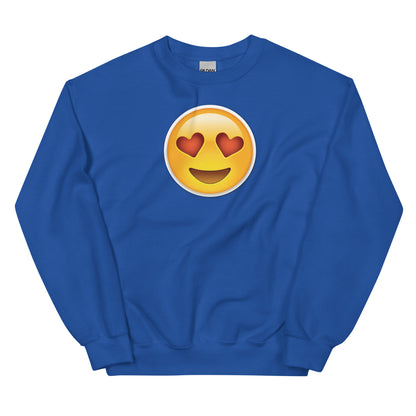 Love Wink Emoji Unisex Sweatshirt