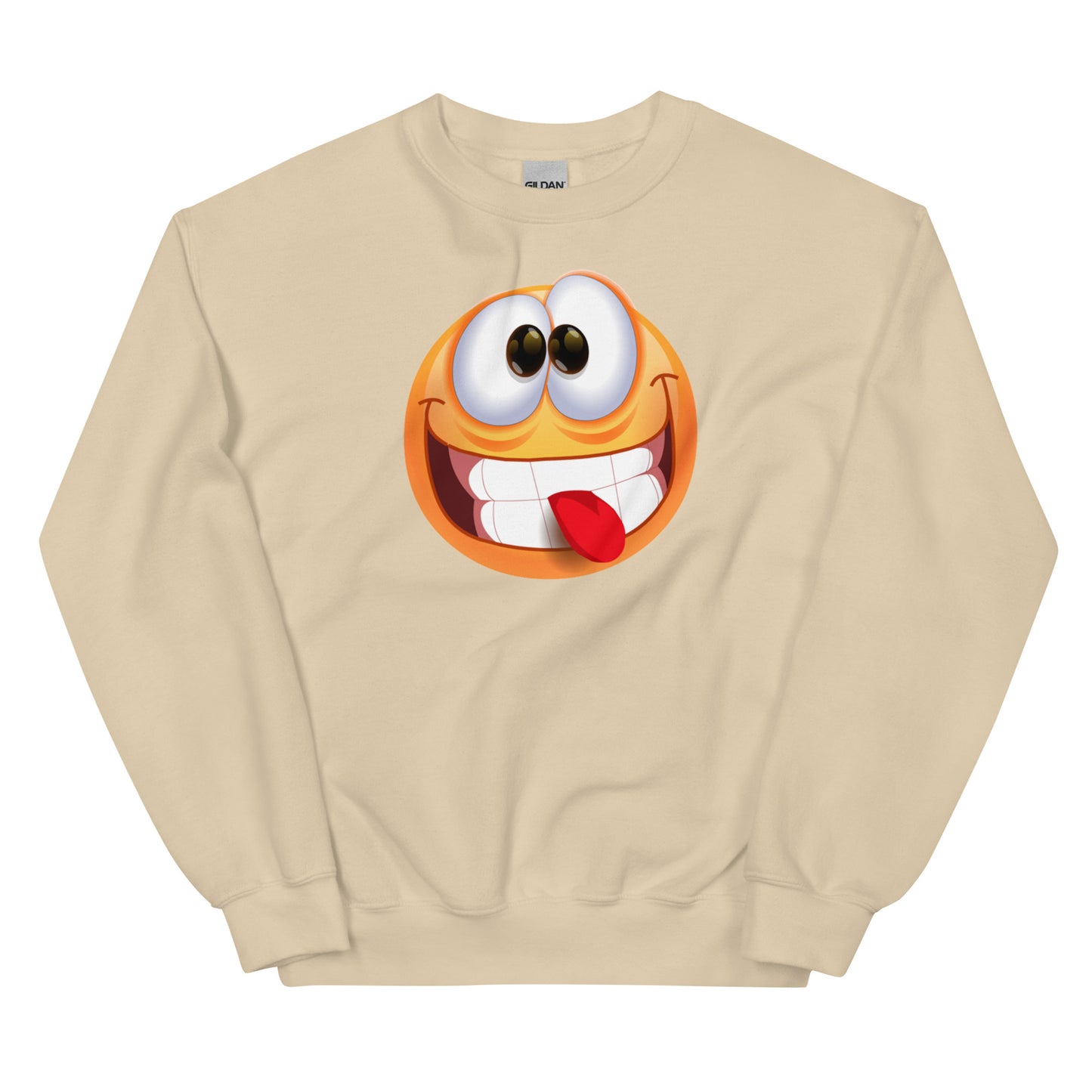 Stupid Face Emoji Unisex Sweatshirt