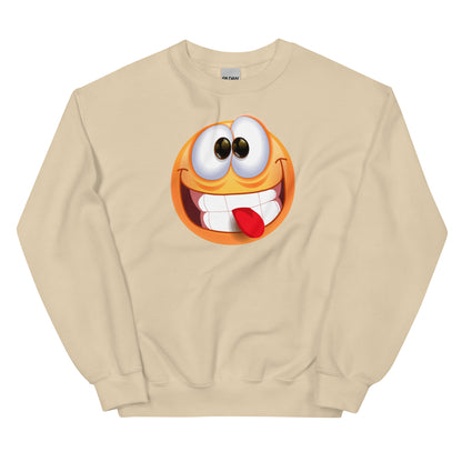 Stupid Face Emoji Unisex Sweatshirt