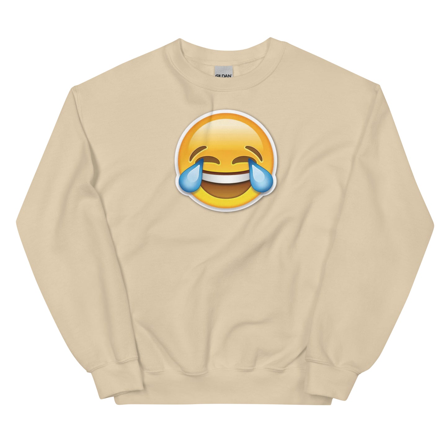 Laughing Face Emoji Unisex Sweatshirt