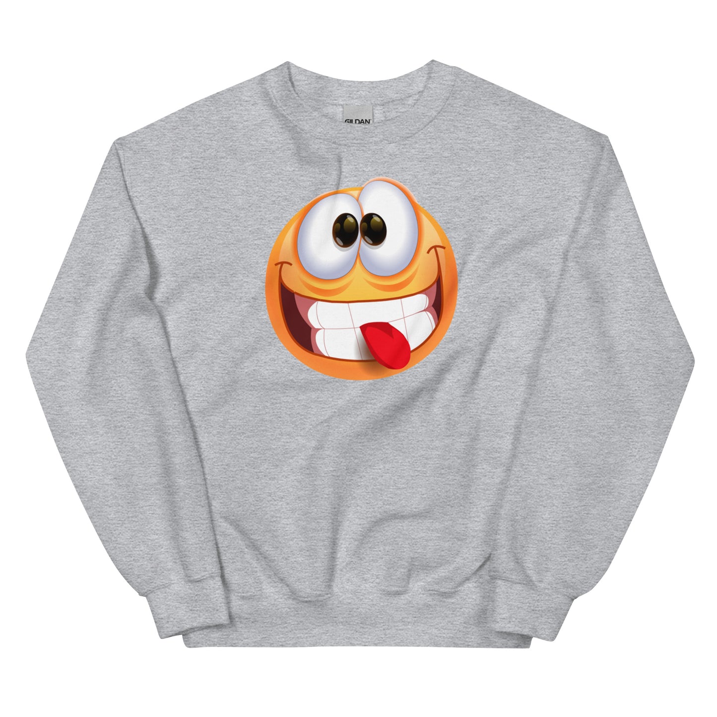 Stupid Face Emoji Unisex Sweatshirt