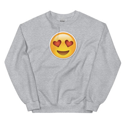 Love Wink Emoji Unisex Sweatshirt