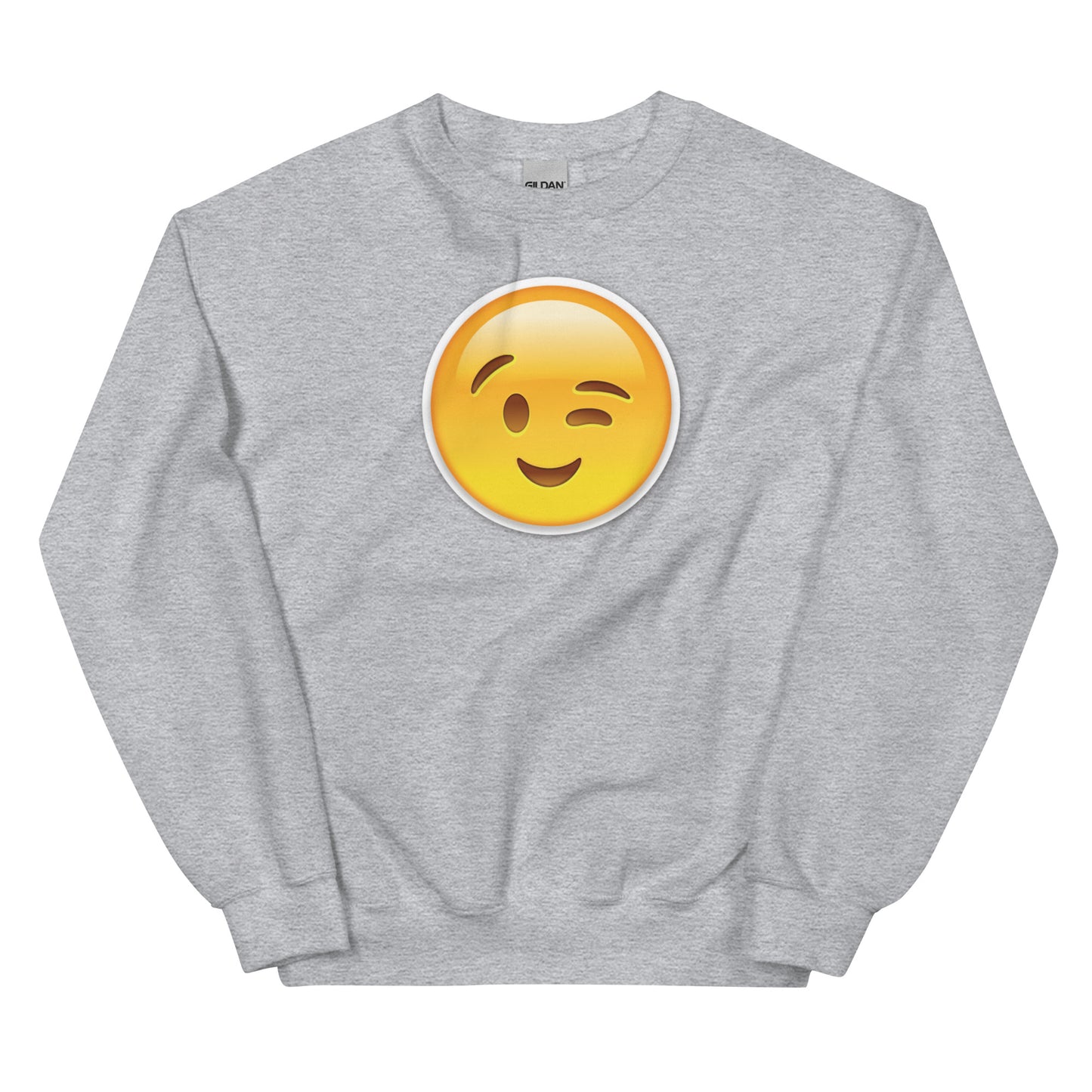 Wink Emoji Unisex Sweatshirt