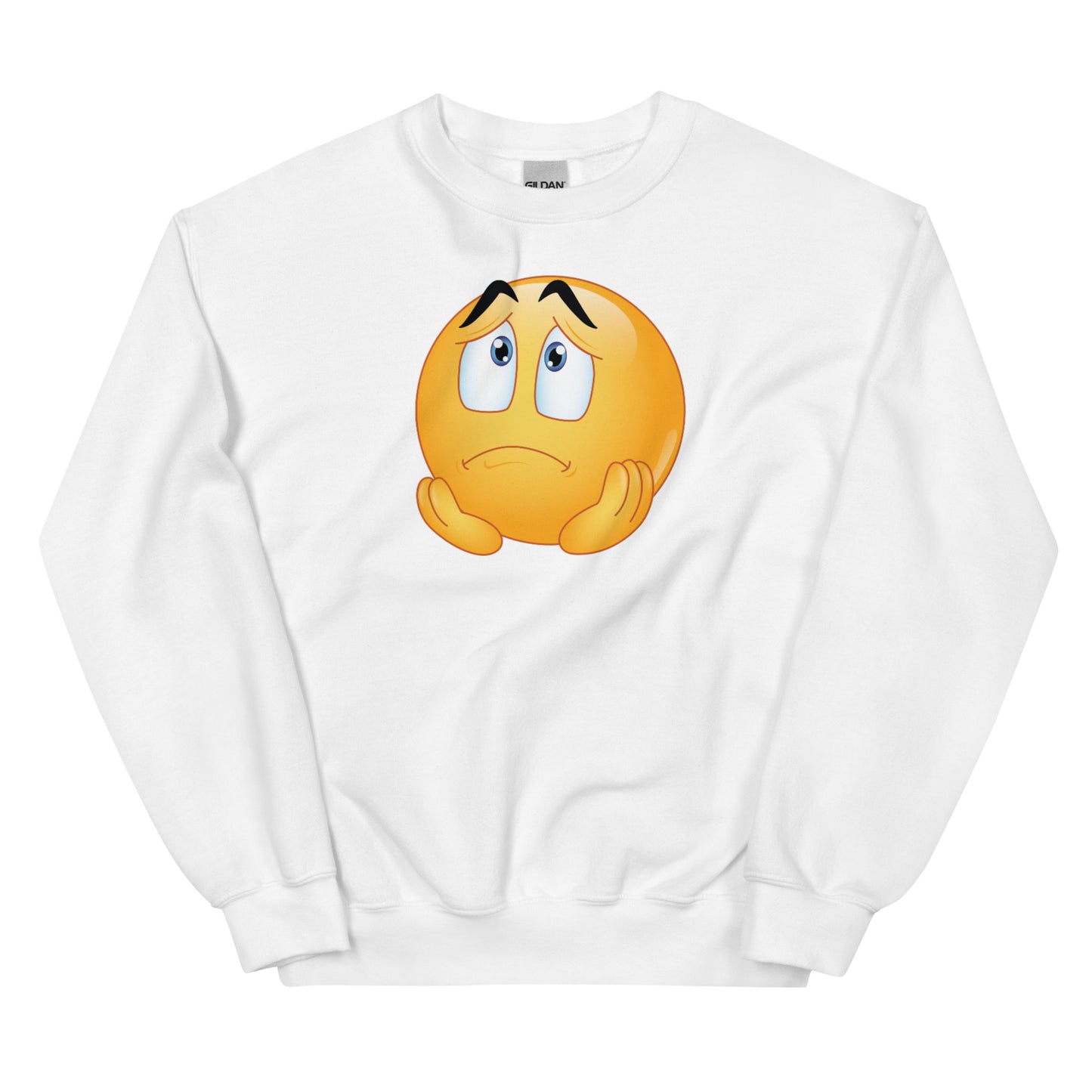 Sad Face Emoji Unisex Sweatshirt