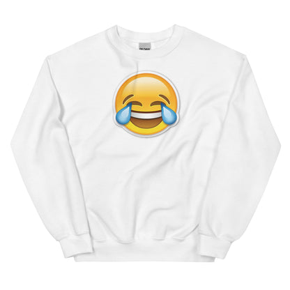 Laughing Face Emoji Unisex Sweatshirt