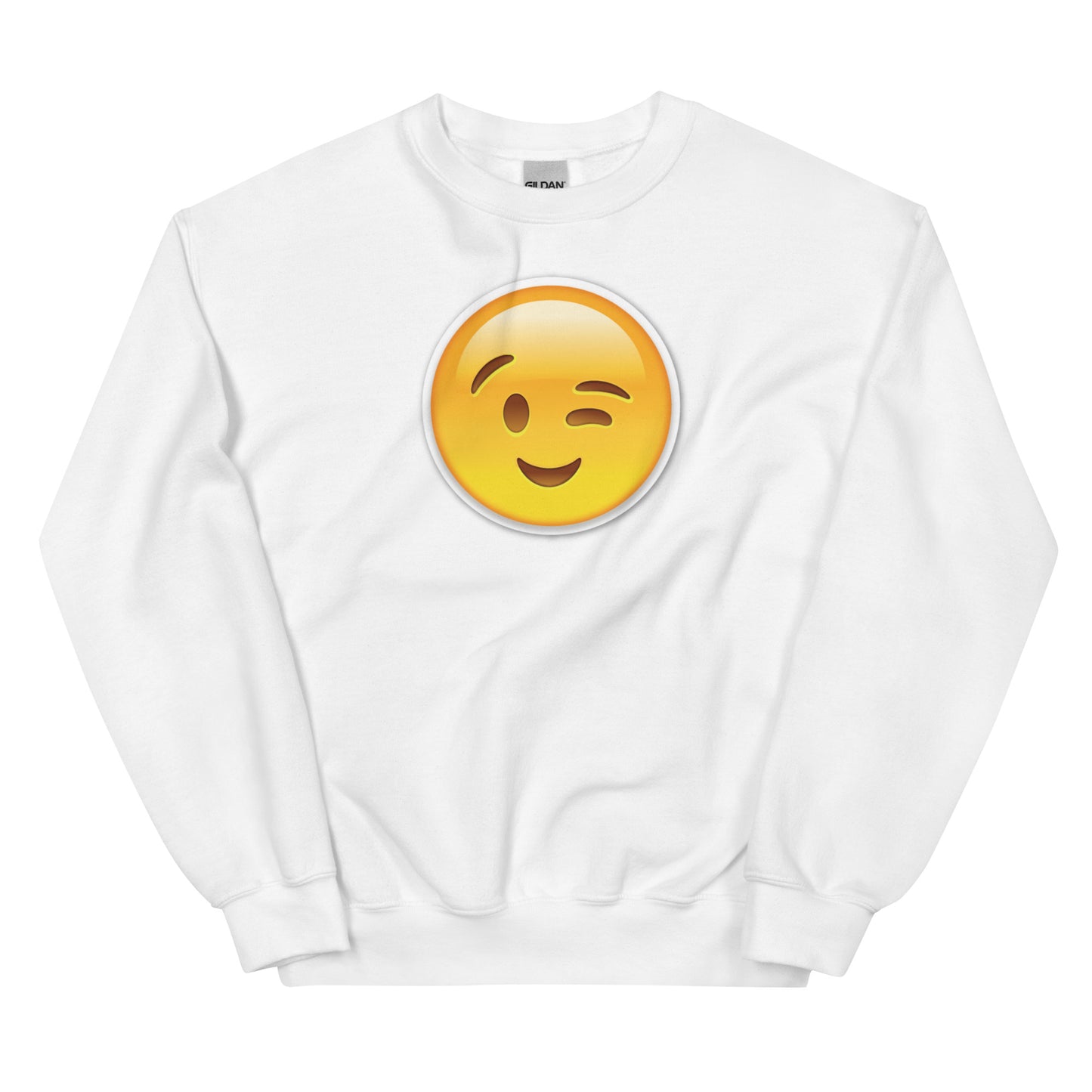 Wink Emoji Unisex Sweatshirt