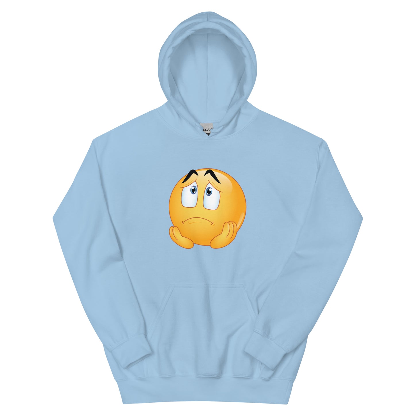 Sad Face Emoji Unisex Hoodie