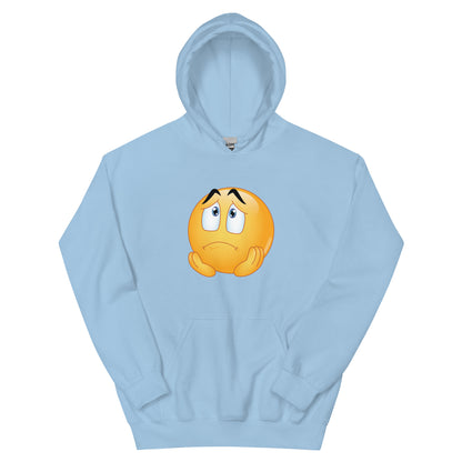 Sad Face Emoji Unisex Hoodie