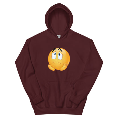 Sad Face Emoji Unisex Hoodie