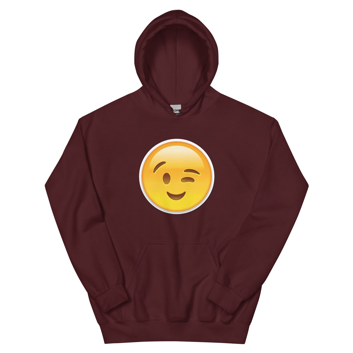 Wink Emoji Unisex Hoodie