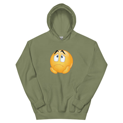 Sad Face Emoji Unisex Hoodie