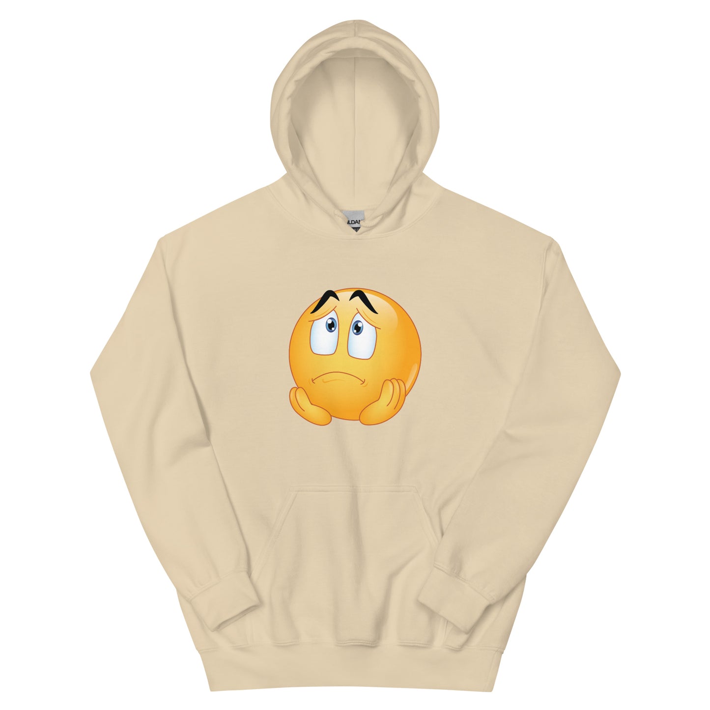 Sad Face Emoji Unisex Hoodie