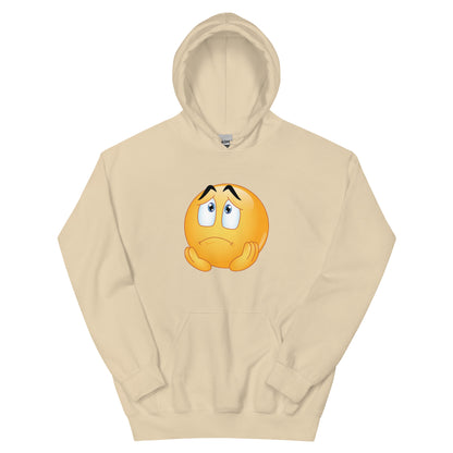 Sad Face Emoji Unisex Hoodie