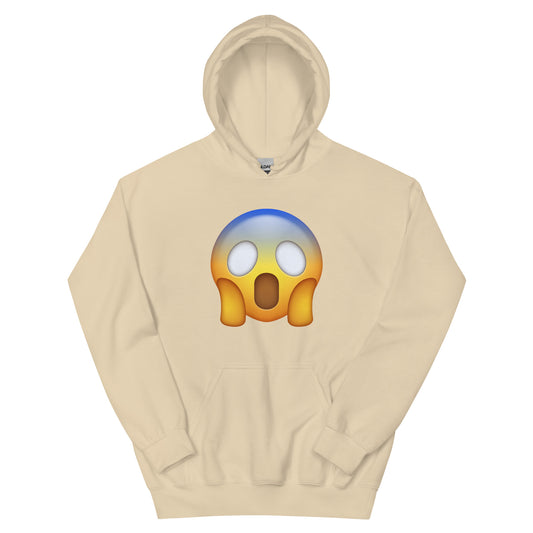 Shocking Face Emoji Unisex Hoodie