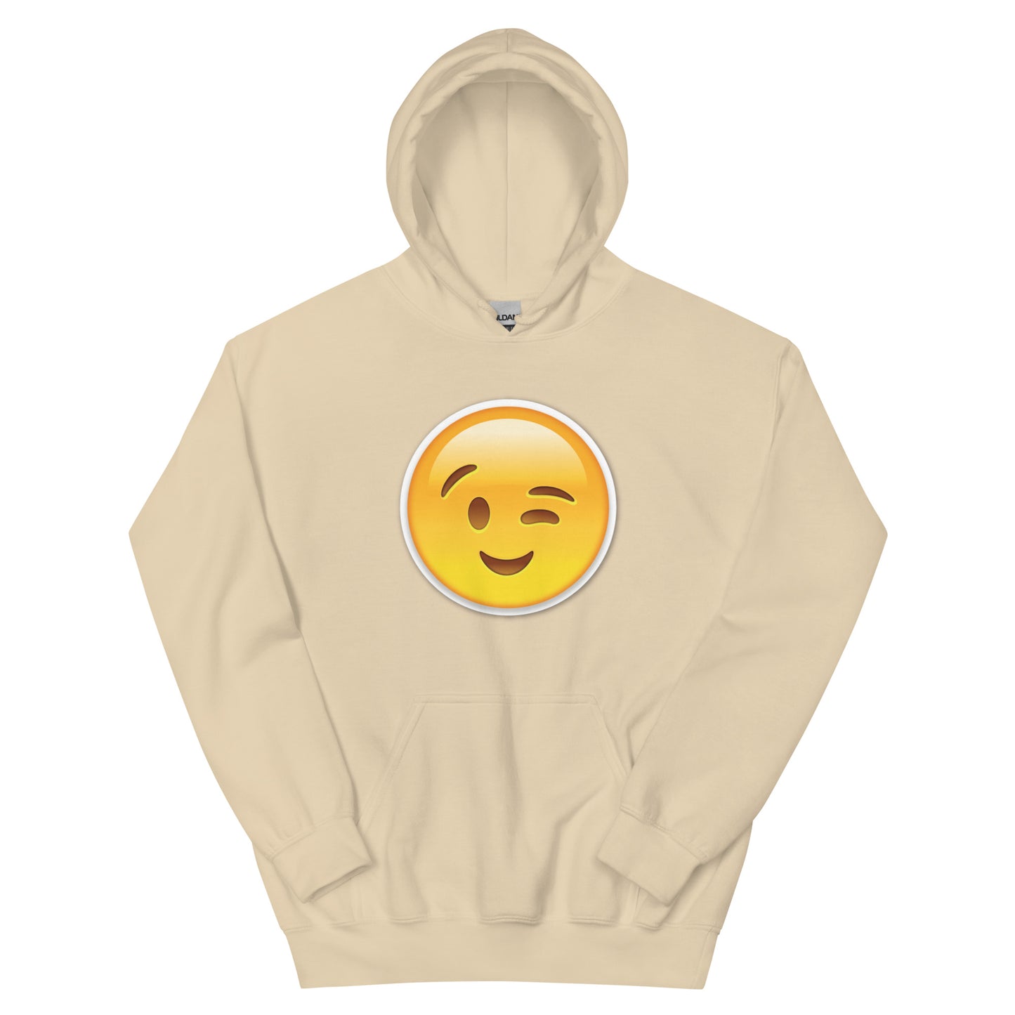 Wink Emoji Unisex Hoodie