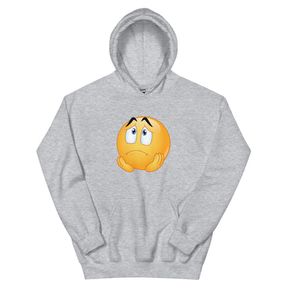 Sad Face Emoji Unisex Hoodie