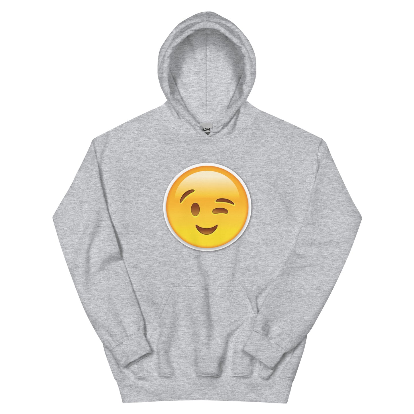 Wink Emoji Unisex Hoodie