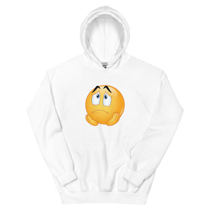 Sad Face Emoji Unisex Hoodie