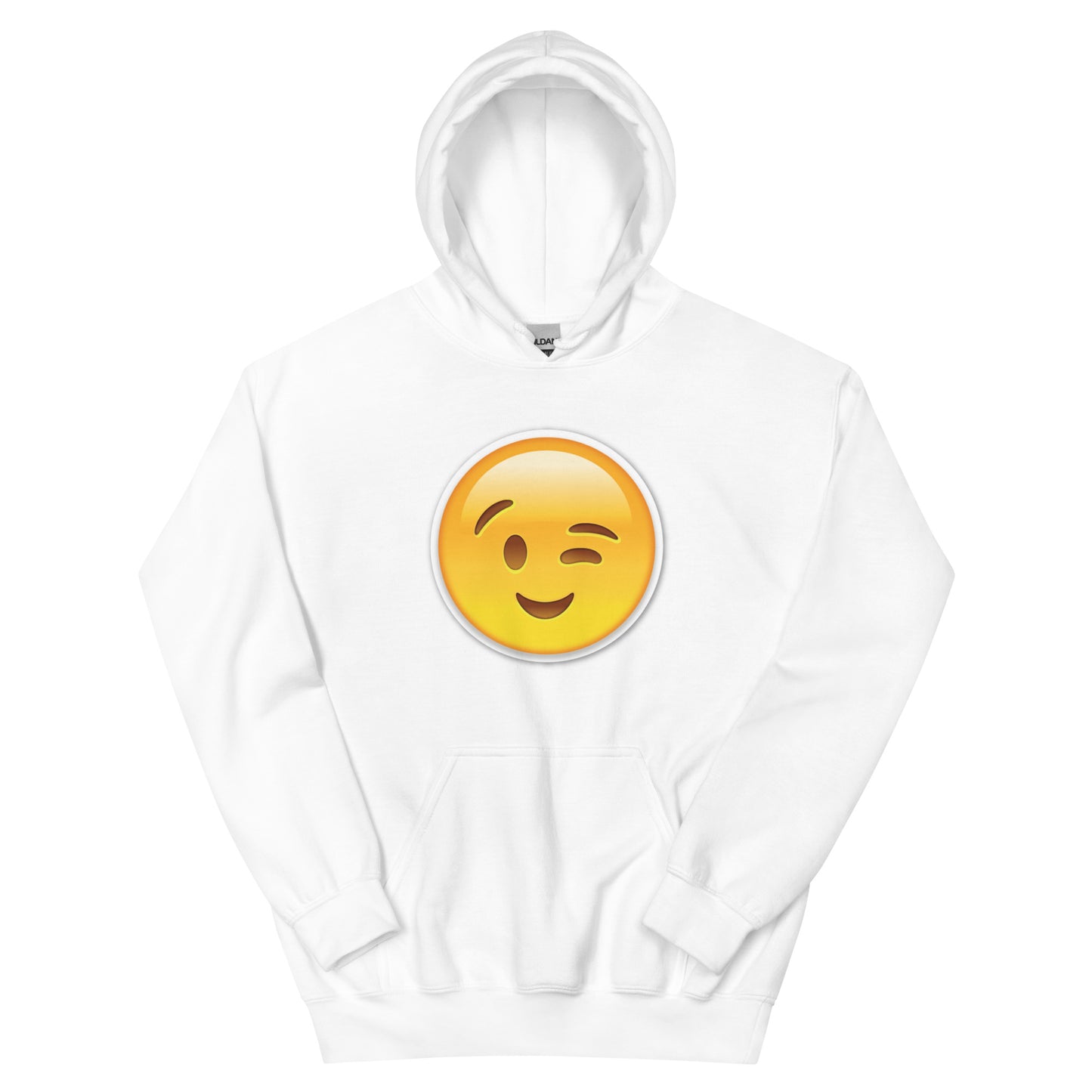 Wink Emoji Unisex Hoodie