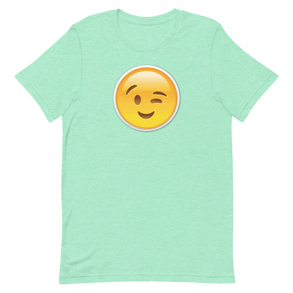 Wink Emoji Women T-Shirt