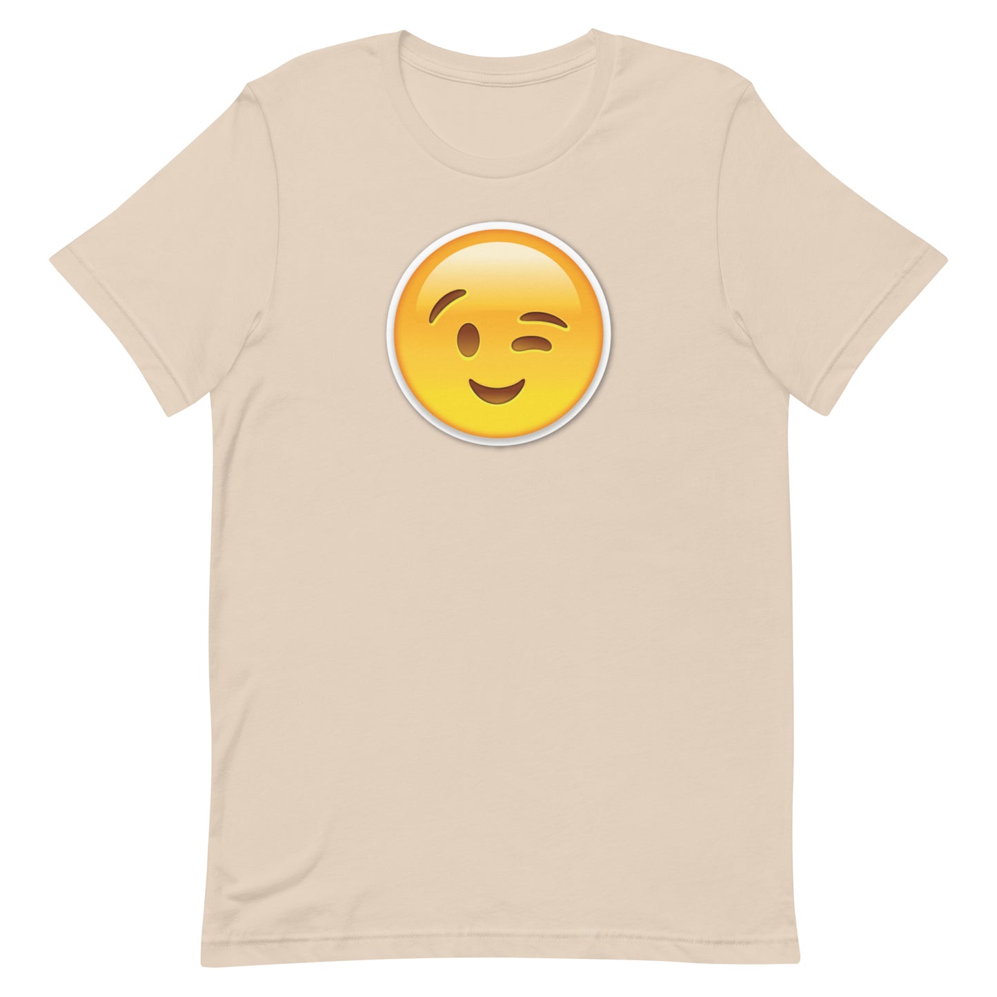 Wink Emoji Women T-Shirt