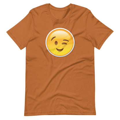 Wink Emoji Mens T-shirt