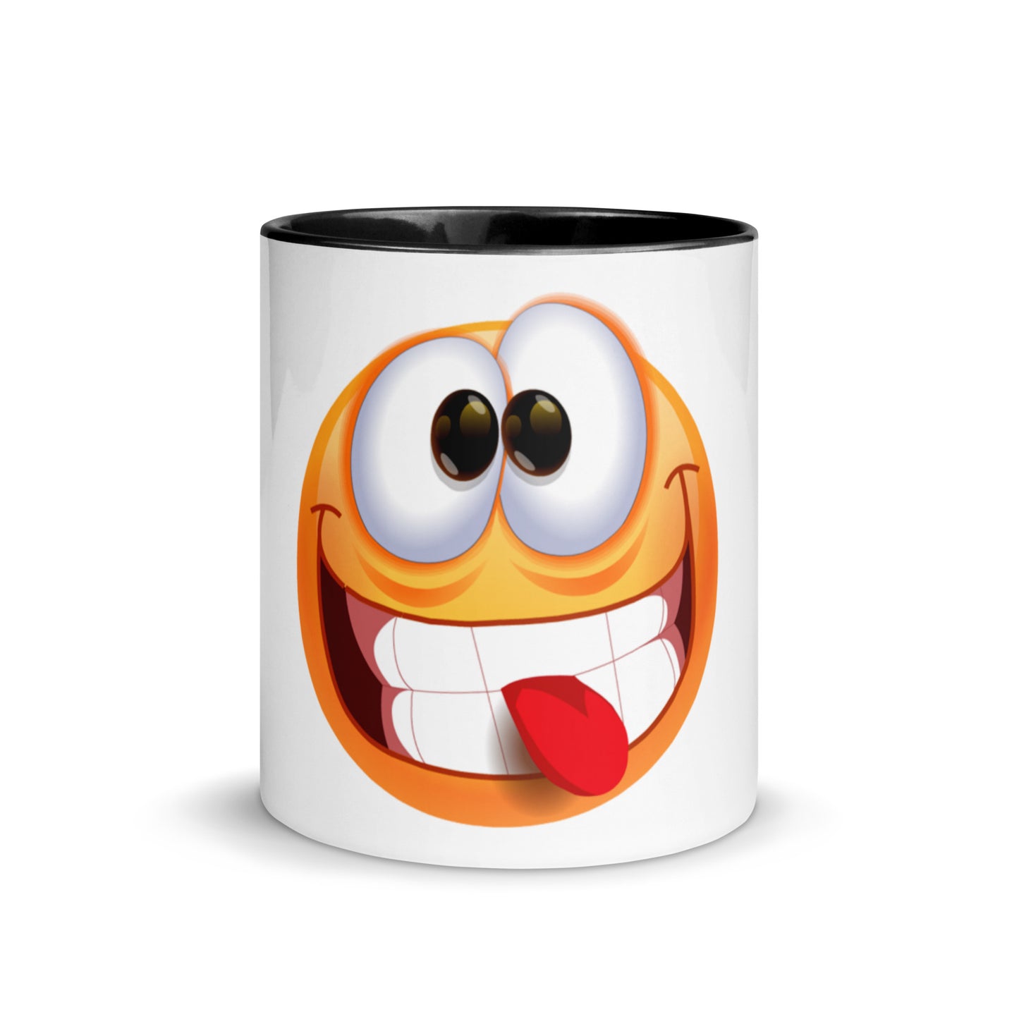 Stupid Face Emoji Mug with Color Inside