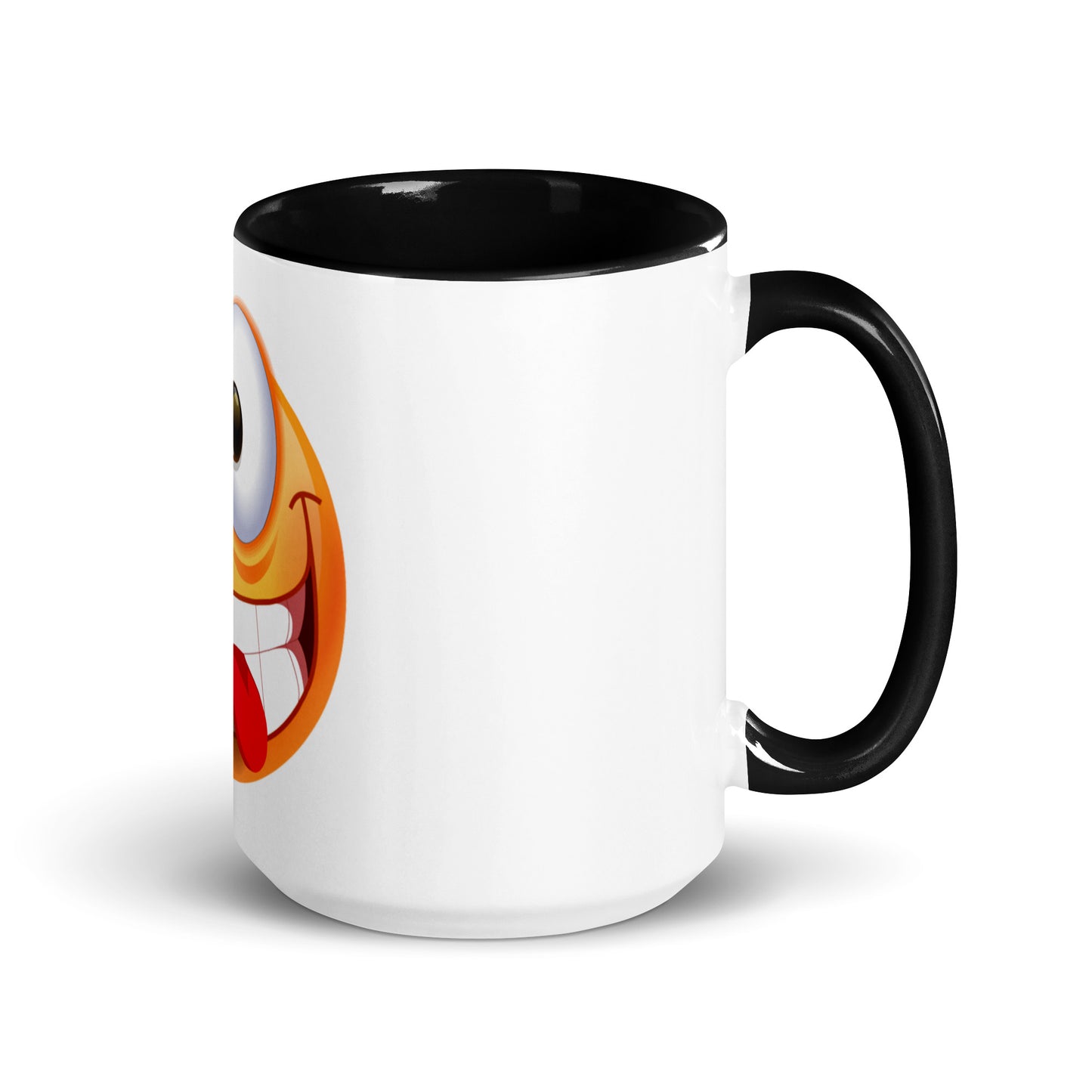 Stupid Face Emoji Mug with Color Inside