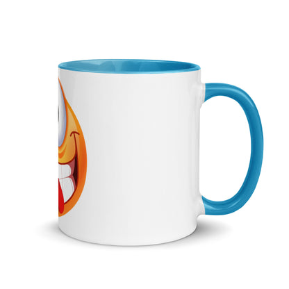 Stupid Face Emoji Mug with Color Inside