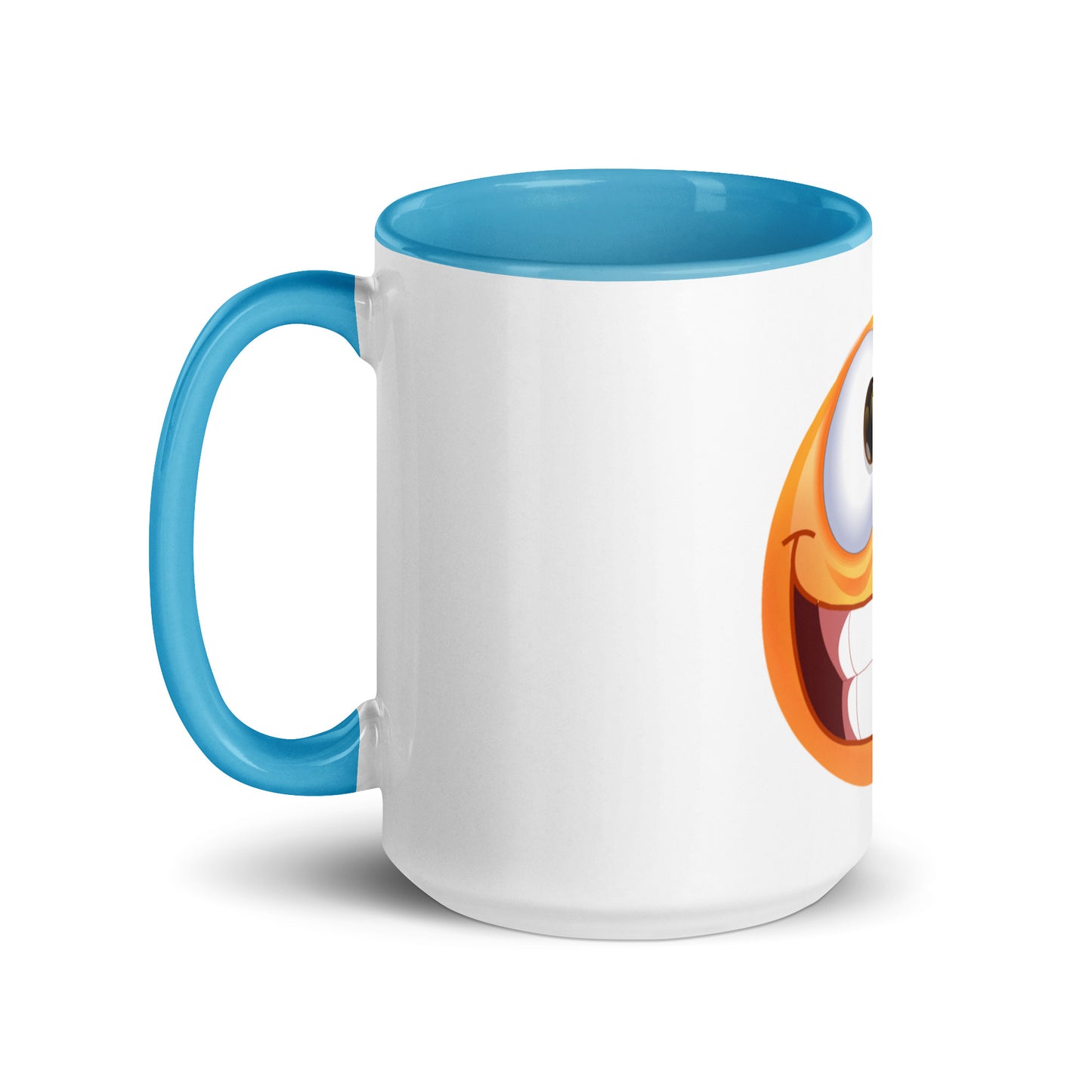 Stupid Face Emoji Mug with Color Inside